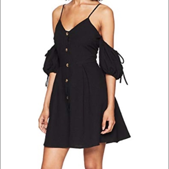 J.O.A. Cold Shoulder Dress - Picture 2 of 9